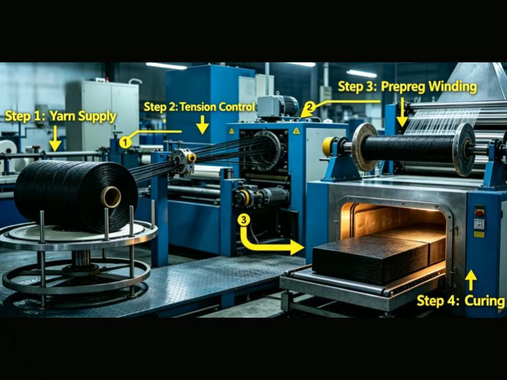 Dry Prepreg Filament Winding: The Core Breakthrough in Advanced Fiber Winding Technology
