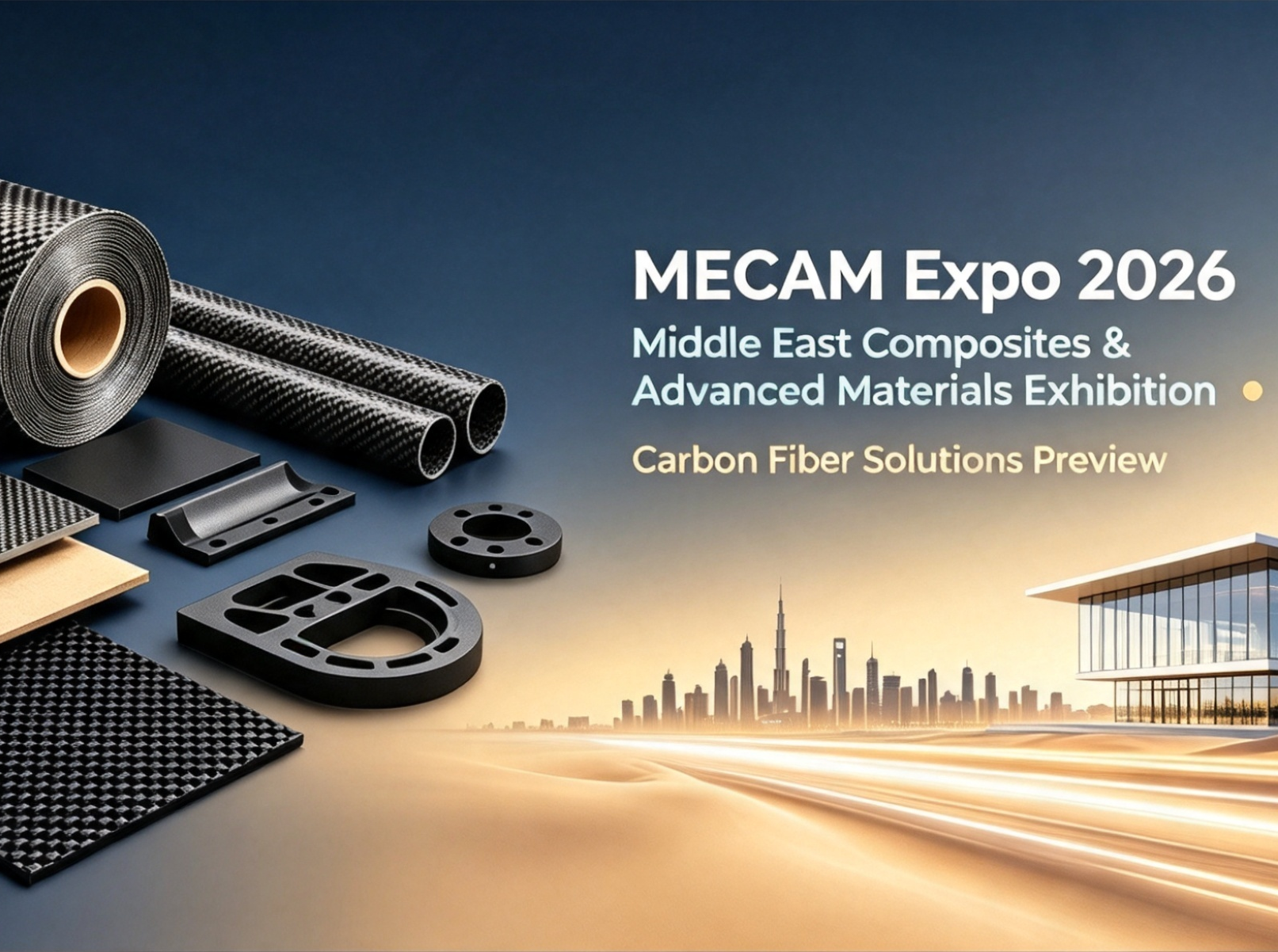 MECAM Expo 2027 | GBTECH Delivers Full-Cycle Carbon Fiber Solutions for the Middle East